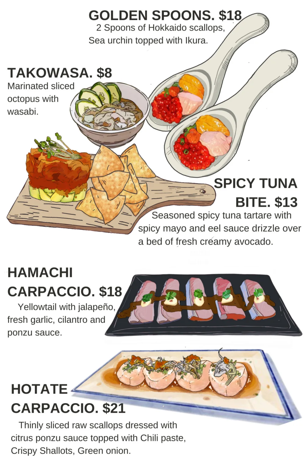 Kinda Izakaya menu, page 3 of 20