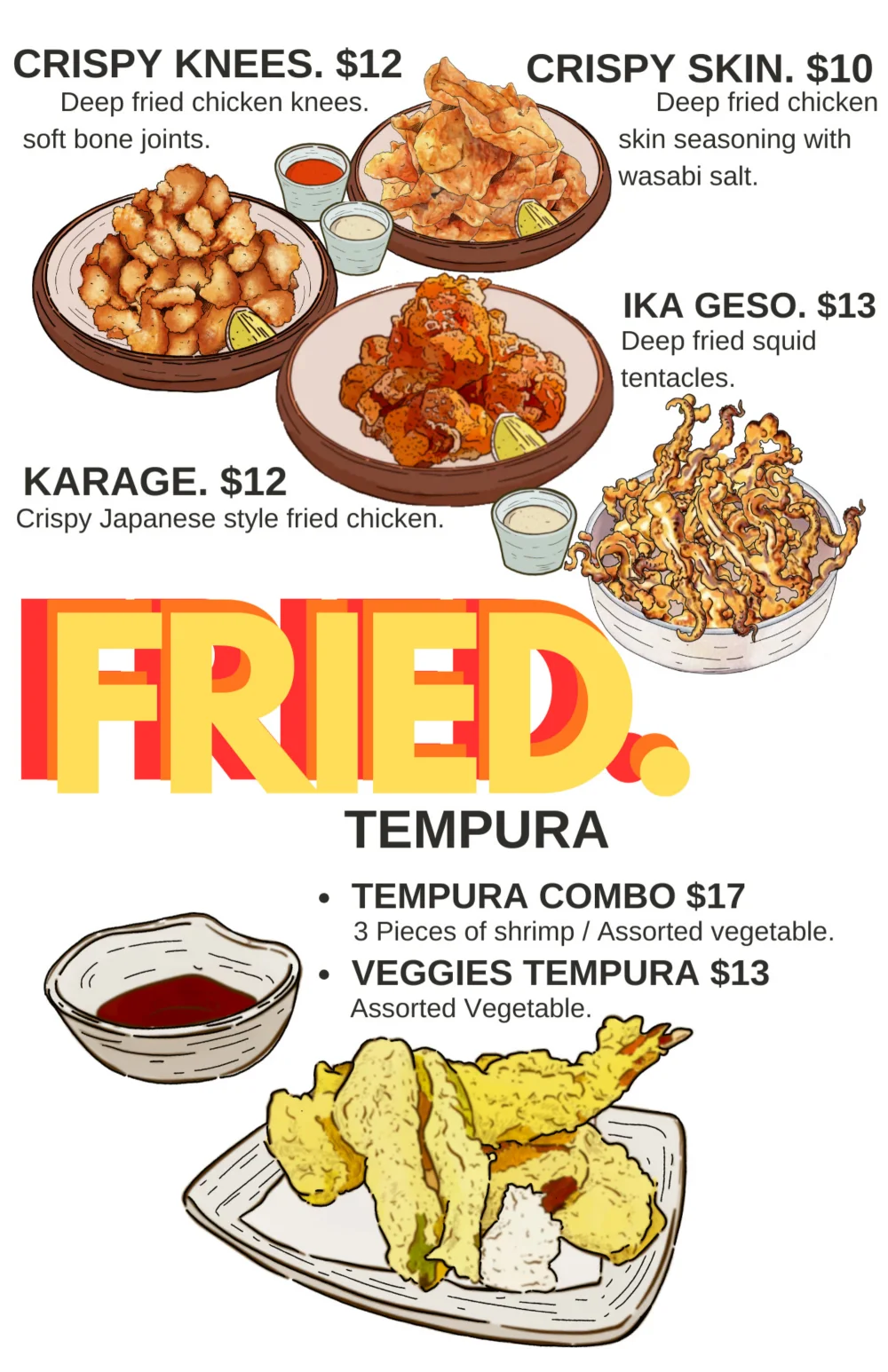 Kinda Izakaya menu, page 5 of 20