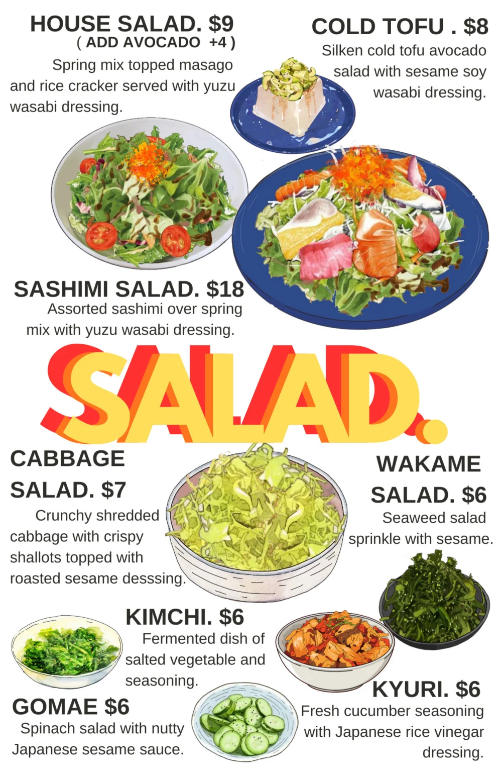 Kinda Izakaya menu, page 6 of 20