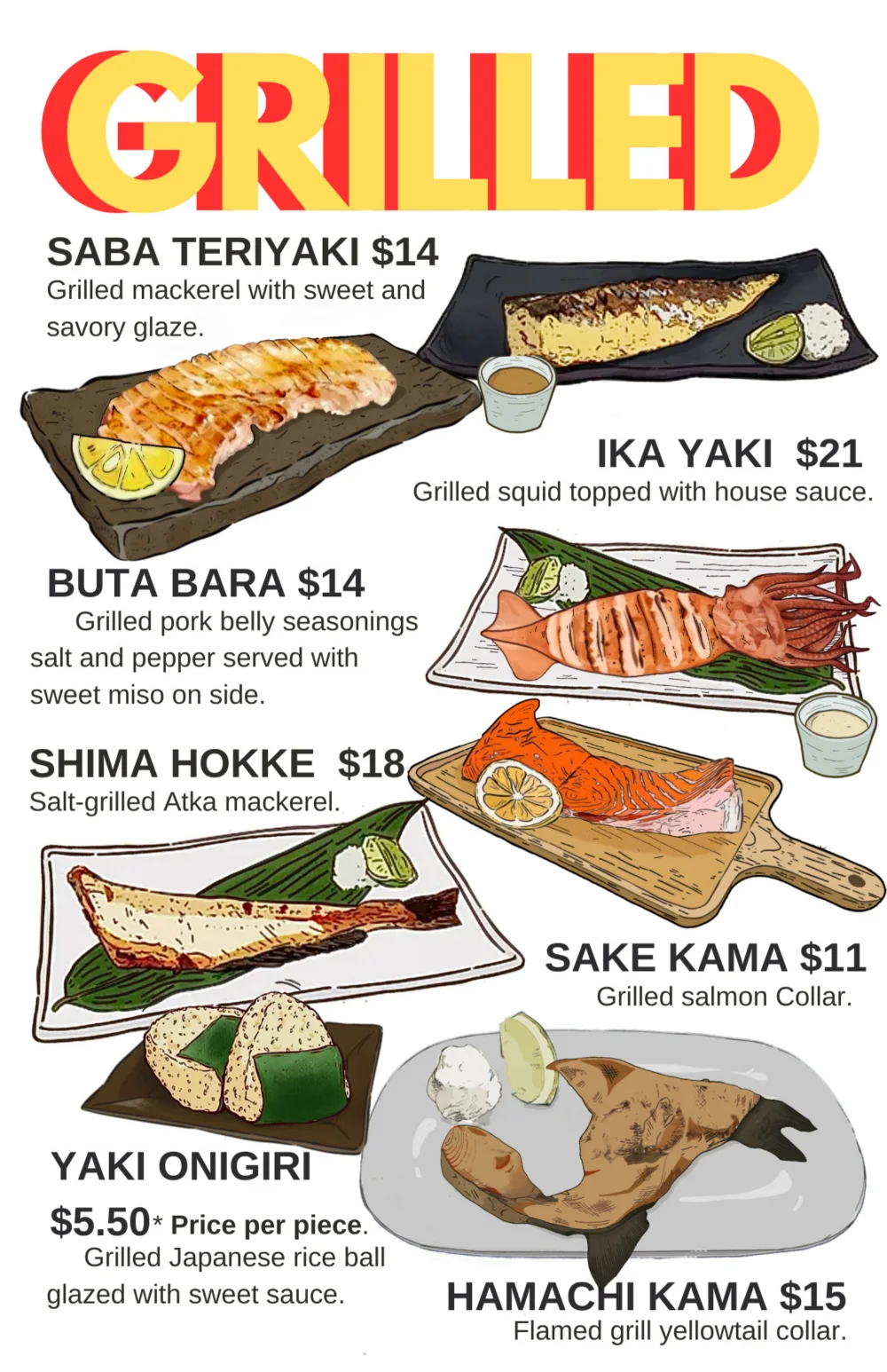 Kinda Izakaya menu, page 7 of 20