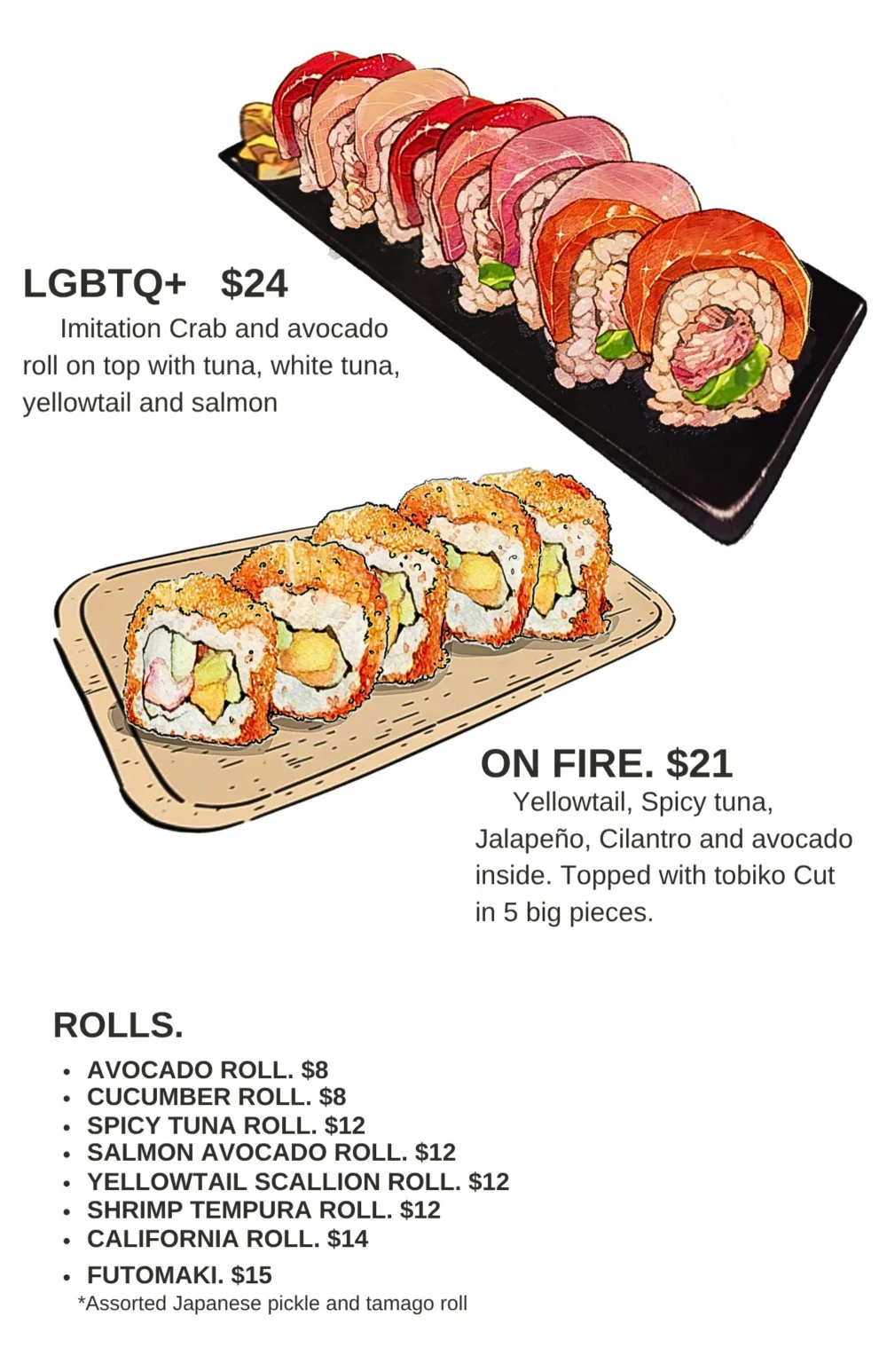 Kinda Izakaya menu, page 11 of 20