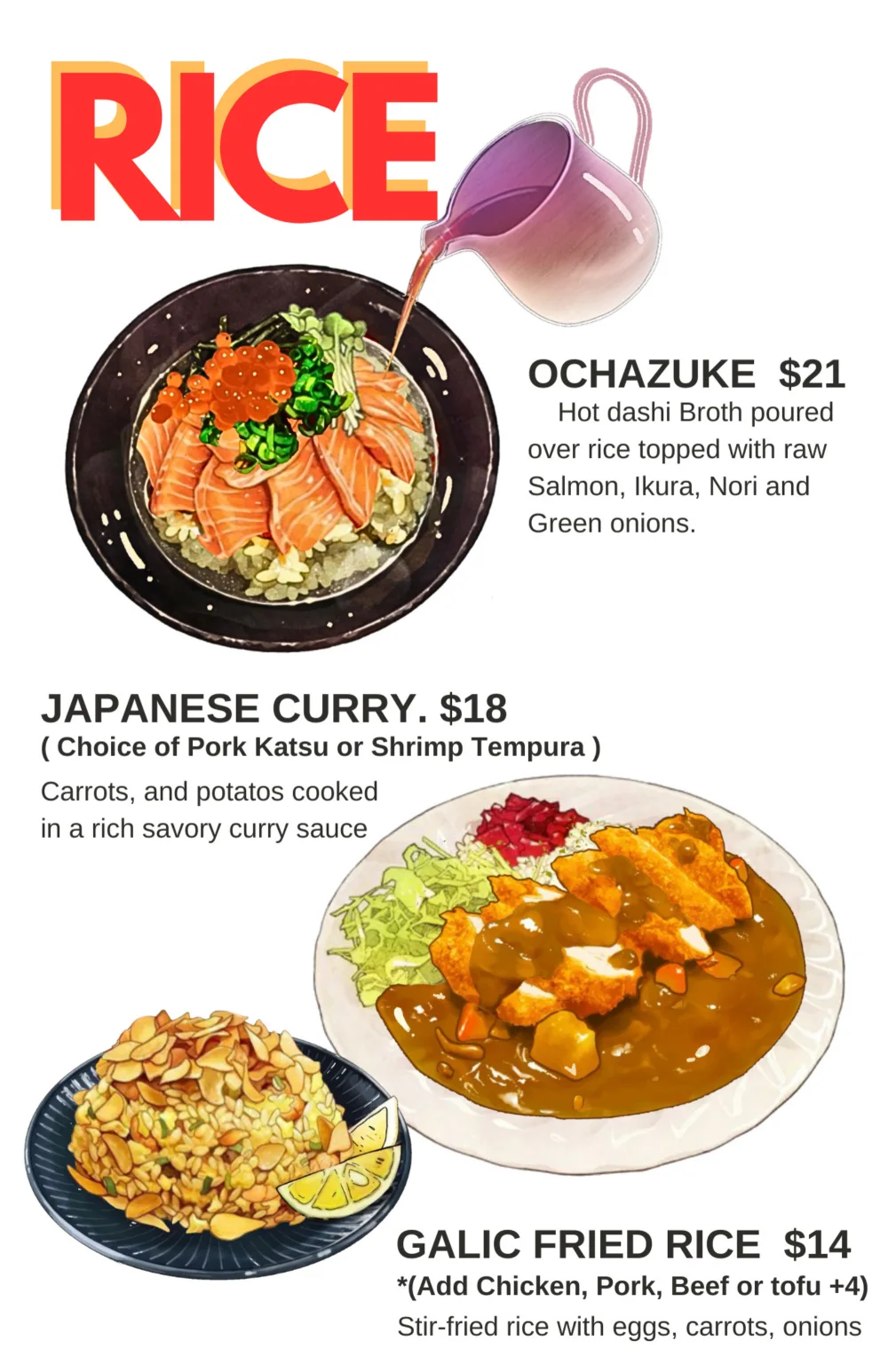 Kinda Izakaya menu, page 13 of 20